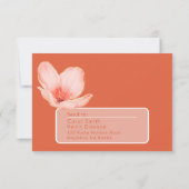 オレンジベロはっきりしたーナサンセット出席及び食事選択 出欠カード (裏面)