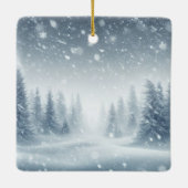 オレンジベンガル猫クリスマスオーナメント セラミックオーナメント (裏面)