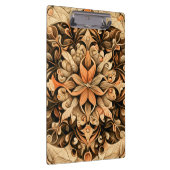 オレンジベージュブラウン装飾美的背景 クリップボード (右)