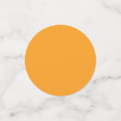 オレンジベージュレトロY2K 70sフラワーパターン コンフェッティ (スモール正面)