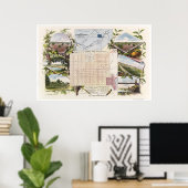 オレンジベールコロニー1895ポスター ポスター (ホームオフィス)