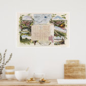 オレンジベールコロニー1895ポスター ポスター (キッチン)