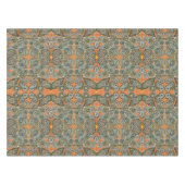 オレンジペイズリーのテーブルクロス テーブルクロス (正面(横))