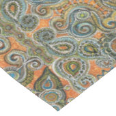 オレンジペイズリーのテーブルクロス テーブルクロス (アングル)