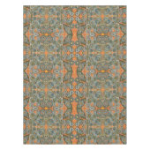 オレンジペイズリーのテーブルクロス テーブルクロス (正面)