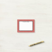 オレンジペイズリー ポストイット (デスク上)