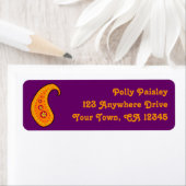 オレンジペイズリー ラベル (インサイチュ)