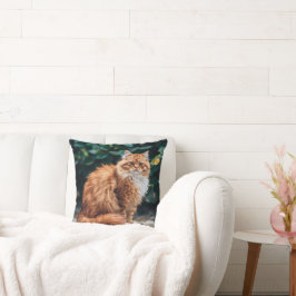 オレンジペルシャ猫 クッション