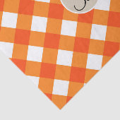 オレンジホワイトカントリー素朴秋モノグラムイニシャル 薄葉紙 (詳細)