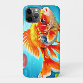 オレンジホワイトゴールドフィッシュ Case-Mate iPhoneケース (裏)