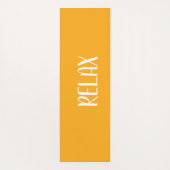 オレンジホワイトスター ヨガマット (裏面)