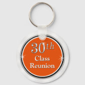 オレンジホワイトブラック30th高校懇親会ギフト キーホルダー (裏面)