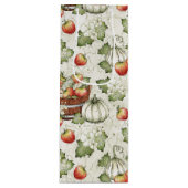 オレンジホワイト秋秋カボチャ ワインギフトバッグ (正面)