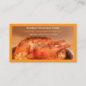 オレンジホームスタイルターキーホーム調理済み食品 名刺 (正面)