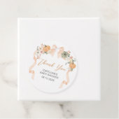 オレンジボウカボチャ赤ちゃんシャワー フェイバータグ (インサイチュ)