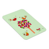 オレンジボタンツリー マグネット (右側)