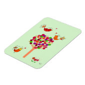 オレンジボタンツリー マグネット (左側)