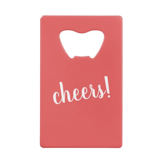 オレンジボトルオープナー：応援! クレジットカード栓抜き (正面)