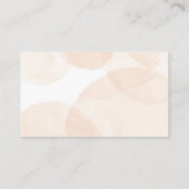 オレンジボホシックフローラおむつラッフルベビーシャワー エンクロージャーカード (裏面)