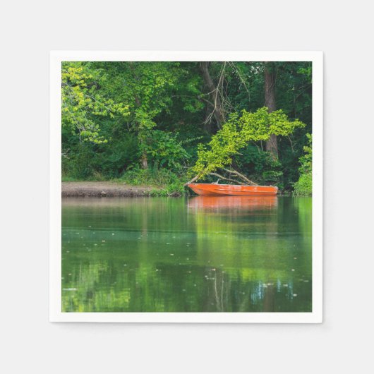 オレンジボート スタンダードカクテルナプキン (正面)