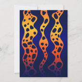 オレンジポイズンダートフロッグの誕生日招待状 招待状 (裏面)