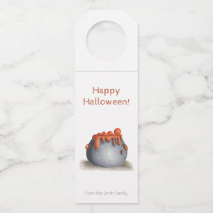 オレンジポションカルドロンハロウィーン ボトルネックタグ