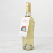 オレンジポションカルドロンハロウィーン ボトルネックタグ (アングル)