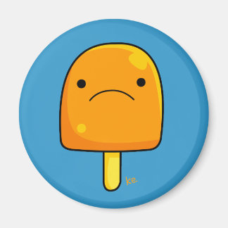 オレンジポップ・アートの磁石 マグネット