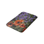 オレンジポピーパーソナライズされたズ名Plush バスマット (アングル)