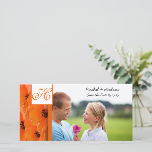 オレンジポピー日付を保存 セーブザデート (スタンド正面)