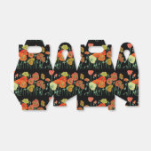 オレンジポピー結婚フローラのケーキの箱 フェイバーボックス (折り畳みなし)