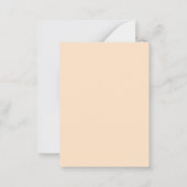 オレンジポピー – バケーションレンタルゲスト情報 ノートカード (裏面)