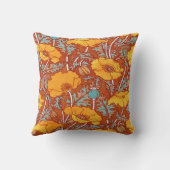 オレンジポピー～装飾用クッション/クッション クッション (裏面)