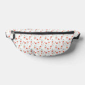 オレンジポピーOn White Fanny Pack ファニーパック (レイダウン)
