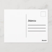 オレンジポメラニア犬ドッグアットザビーチ ポストカード (裏面)