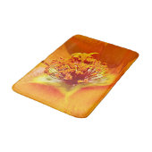 オレンジポー鮮やかトラカグランディフローラ装飾用クッション バスマット (アングル)
