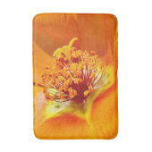 オレンジポー鮮やかトラカグランディフローラ装飾用クッション バスマット (正面縦)