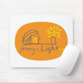 オレンジマウスパッド マウスパッド (マウス)