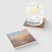 オレンジマウ素晴らしイサンセット ストーンコースター (横)