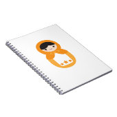 オレンジマトリョーシカ人形 ノートブック (右側)