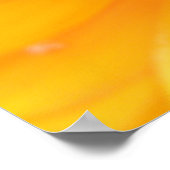 オレンジマリゴドマクロプリント ポスター (角)