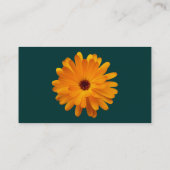 オレンジマリゴールド – ダークグリーン(003333) 名刺 (裏面)