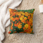 オレンジマルガリータデイジー枕 クッション (ブランケット)