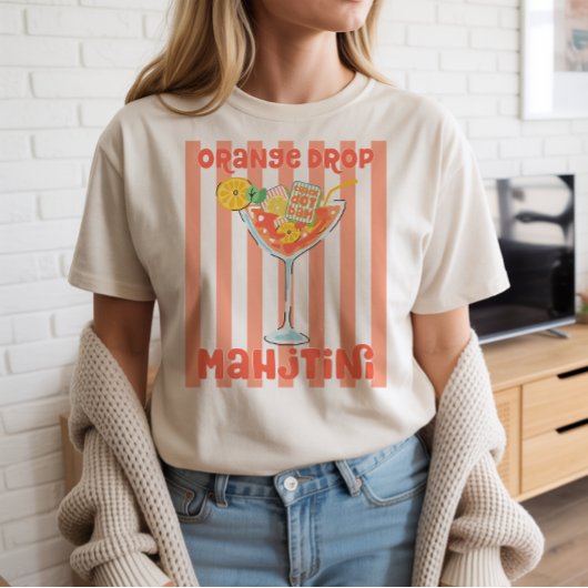オレンジマルティーニ麻雀Tシャツ Tシャツ
