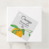 オレンジマルマレーキャニングジャーつるラベル フェイバータグ (インサイチュ)