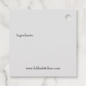 オレンジマルマレーキャニングジャーつるラベル フェイバータグ (裏面)