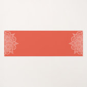 オレンジマンダラヨガマット ヨガマット (裏面(横))