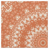 オレンジマンダラ。 ファブリック (クローズアップ)