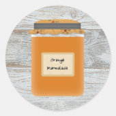 オレンジマーマレードのシール ラウンドシール (正面)