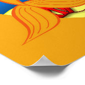 オレンジマーメイドとドルフィンポスターをソフィア ポスター (角)